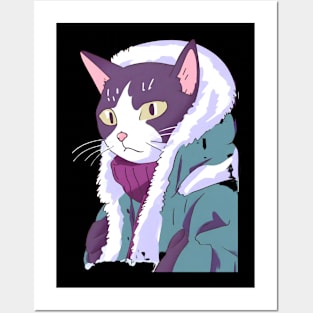 cat Posters and Art